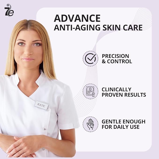 7E Wellness:Anti-Aging Peptide Serum, Anti-Wrinkle Copper Peptide Serum With Hyaluronic Acid & Polypeptides - Supports Collagen & Elastin Production | Brightening, Firming & Hydrating for Face-Velvo Beauty