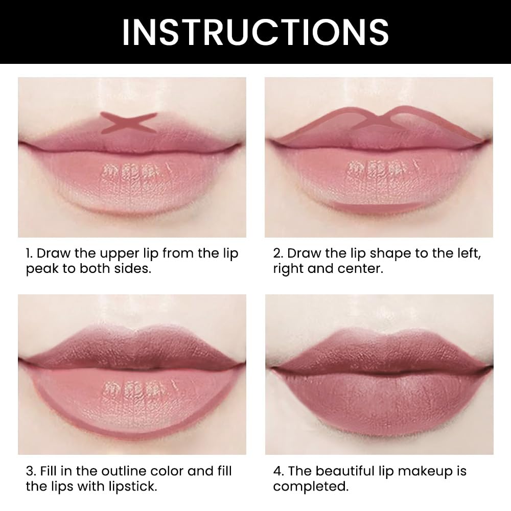 Kaely 2-in-1 Light Nude Beige Matte Lip Liner & Lipstick Combo Set Kit for Women, Magic Neutral Lipstick 24 Hours Original Lips Liner Pencil Stain Makeup Long Lasting Waterproof 23-Velvo Beauty