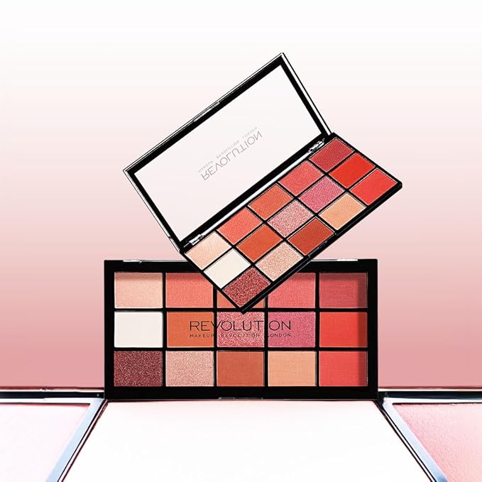 Makeup Revolution Eyeshadow Palette, Reloaded Iconic Newtrals 2, Face Make Up, Compact Eye Shadow Palette by Revolution Beauty-Velvo Beauty