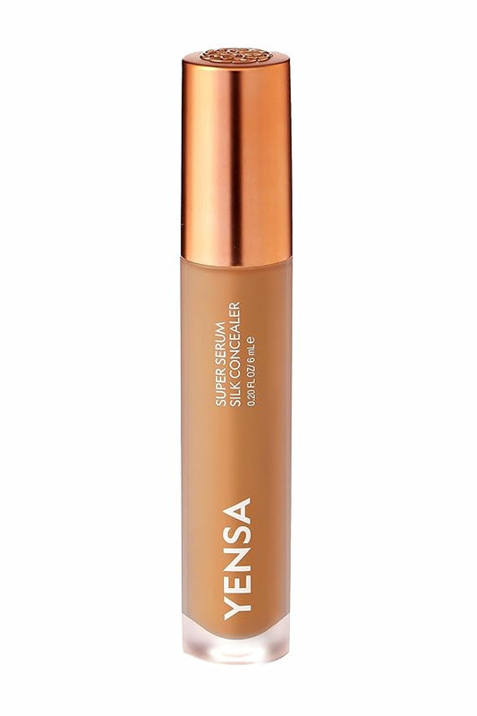 YENSA Super Serum Silk Concealer - Age-Defying Asian Skincare, Natural Superfood Ingredients Cover Imperfections, Boost Collagen (Tan 1) - .20 fl oz-Velvo Beauty