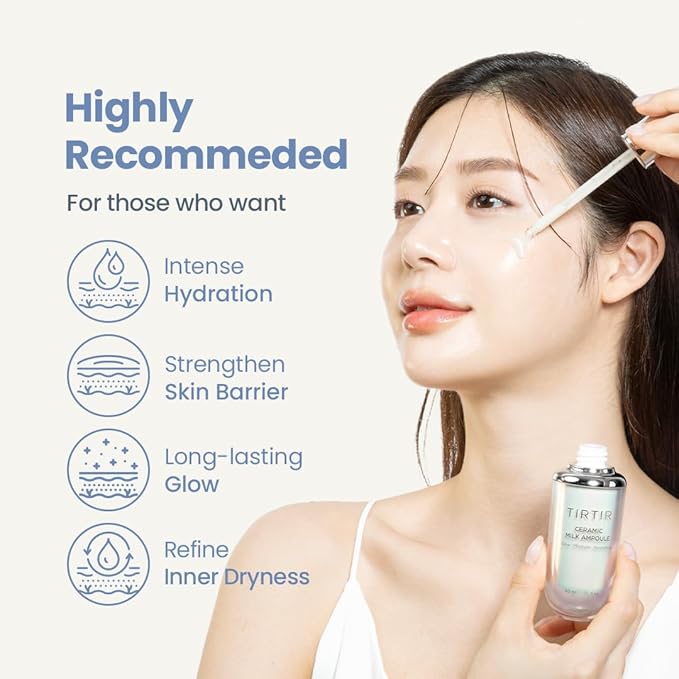 TIRTIR Ceramic Milk Ampoule (0.33 Fl Oz)-Velvo Beauty