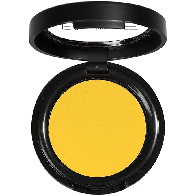 IS'MINE Single Eyeshadow Powder Palette High Pigmented Vegan Yellow Matte Eye shadow Makeup Singles (#11)-Velvo Beauty