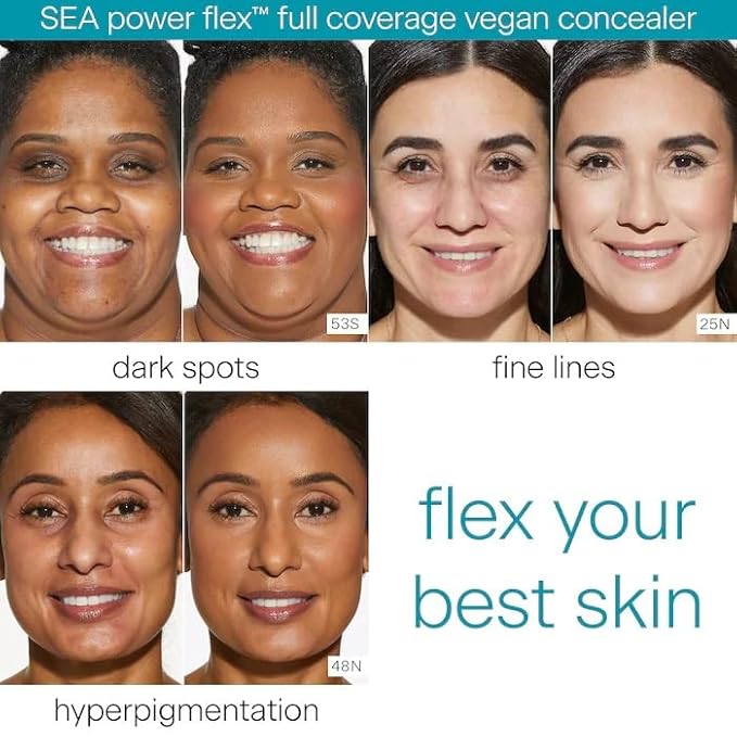tarte SEA Power Flex™ Full Coverage Vegan Concealer 48N Tan-Deep Neutral-Velvo Beauty