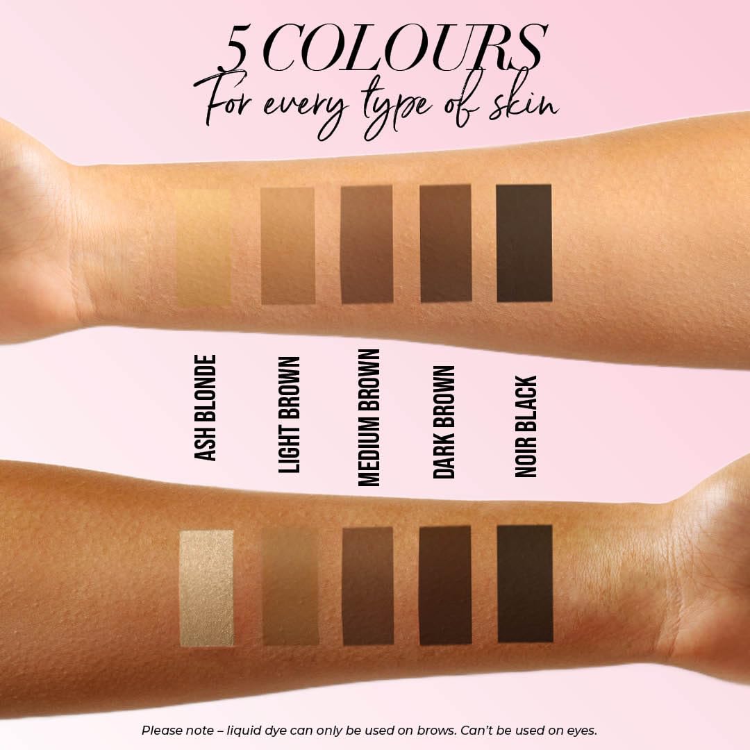 Hybrid Liquid for Professional Eyebrow Kit-150 Applications (Multicolor)-Velvo Beauty