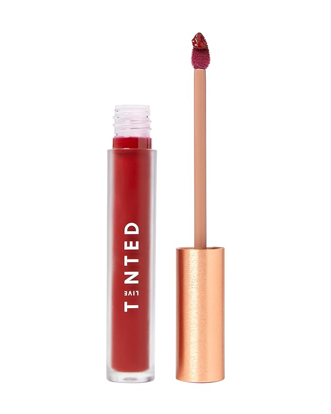 Live Tinted Huelip Liquid Lip Crème - Weightless, Long-Lasting Liquid Lip with Hyaluronic Acid and Jojoba Oil For a Soft, Comfortable, Moisturized Finish - 0.09 fl oz - Brick Red-Velvo Beauty