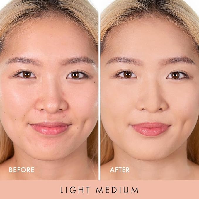 Wander Beauty Wanderlust Powder Foundation -Light Medium-Blurs and Evens Skin Tone-Perfects and Hydrates With Hyaluronic Acid, Aloe,Honeysuckle, & Vitamin E -Lightweight, Buildable Coverage - 0.31 oz-Velvo Beauty