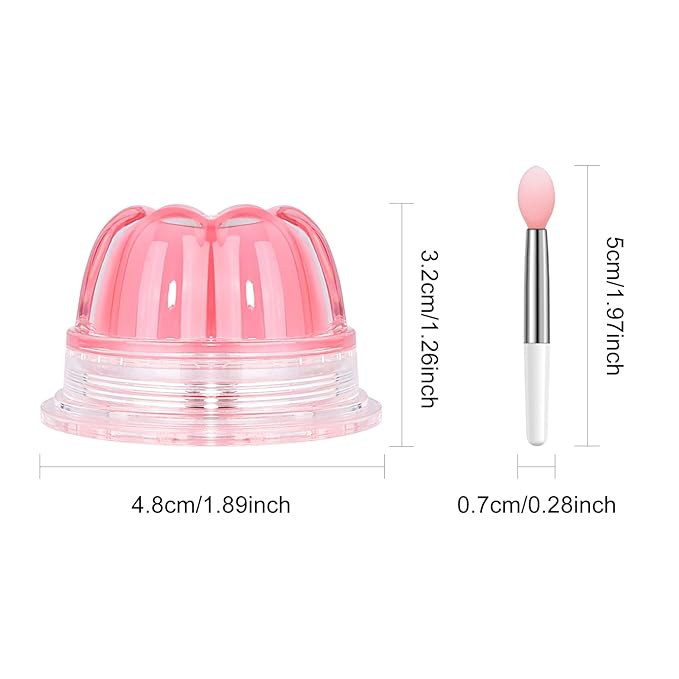 2Pc Jelly Lip Mask Overnight,Fruity Strawberry Lip Sleeping Mask Day Night Repair Kawaii Lip Balm Hydrate Plump Dry Lip Scrubs Exfoliator,Lip Care Lip Moisturizer with Collagen-Strawberry-Velvo Beauty