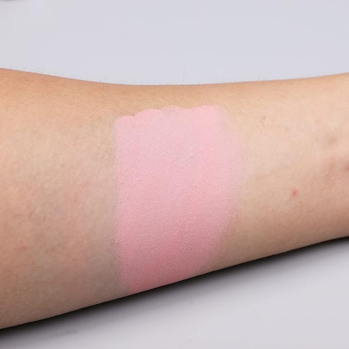 ISMINE Single Eyeshadow Powder Palette, Matte Light Pink, High Pigment, Longwear Single Eye Makeup for Day & Night-Velvo Beauty
