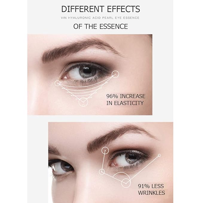 VENZEN Advanced Elastic Delicate Pearl Eye Essence Eyes Blooming Moving Smooth Moisturizing Massaging Tool-Velvo Beauty