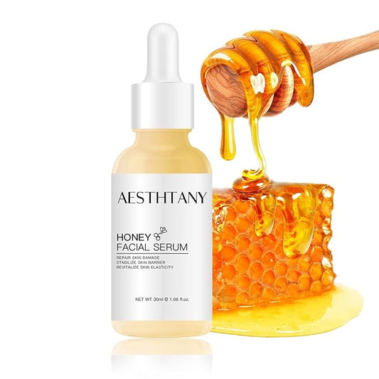 Honey Hyaluronic Acid Face Serum, 30ml / 1.06 fl.oz | Honey Purity 30% | Vit E - Anti Aging Facial Serum for Skin Care | Face Serum for Women | for All Skin Type-Velvo Beauty