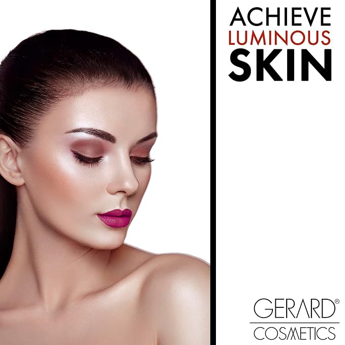 Makeup Highlighter Palette Trio (Starstruck) by Gerard Cosmetics | Vegan Powder Highlighter Makeup Palette with Three Luminous Shades | Cruelty Free and Made in the USA-Velvo Beauty