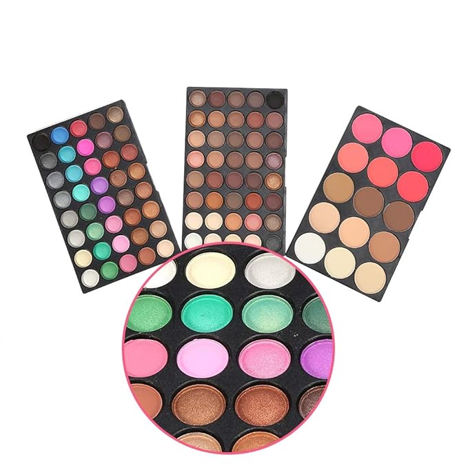 80 Colors Professional Eyeshadow Palette +15 Colors Blusher & Concealer Contour Eye Powder Makeup Cosmetic Set-Velvo Beauty