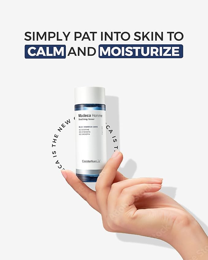 Centellian 24 Homme Soothing Facial Toner with TECA, Centella Asiatica, Vitamin E - Skin Care for Men (5.07 fl oz) by Dongkook Pharmaceutical-Velvo Beauty