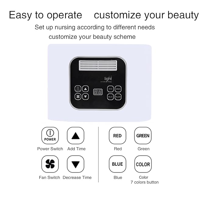 7 Color LED Face Mask LED Light Therapy Equipment for Skin Care at Home-Velvo Beauty
