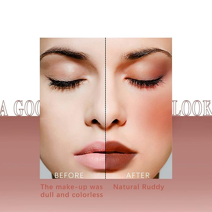 Cream Blush Stick for Cheeks Makeup,Waterproof Blush Face Stick Multi-Use Lip and Cheek Tint,Matte Finish Lightweight Easy to Blend Natural Cream Blusher Makeup for All Skin Tones- Rose Red-Velvo Beauty