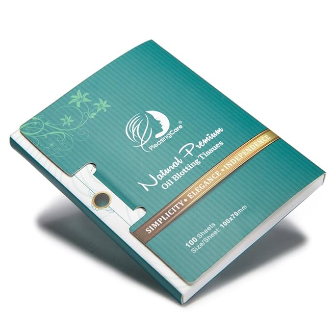 Oil Absorbing Facial Blotting Sheets For Oily Skin, 100 Count, pack of 6 - Natural Bamboo Charcoal Handy Face Blotting Paper for Both Women and Men Use-Velvo Beauty