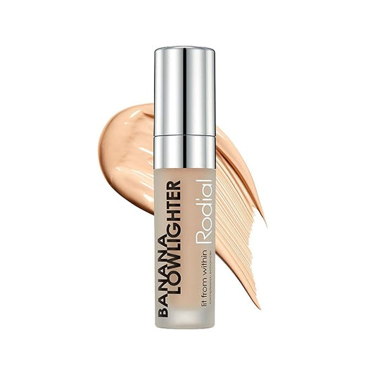 Rodial Banana Lowlighter 0.1 fl oz, Liquid Colour Concealer with Yellow Undertone, Face Concealer with Silky, Non-Shimmer Finish, Hydrating Formula with Hyaluronic Acid, Vitamin E and Caffeine-Velvo Beauty