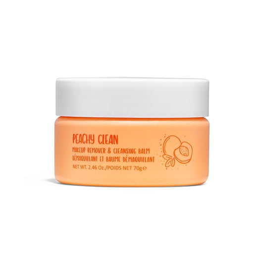 W7 Peachy Clean Face Cleansing Balm - Makeup Remover Melt With Fruit Juice - Clean Oil Free Skin-Velvo Beauty