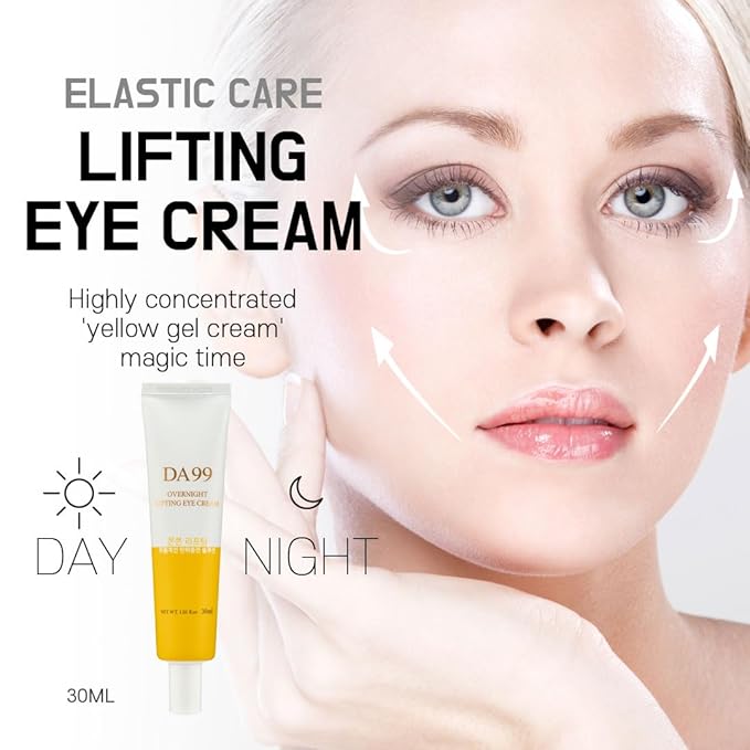 Overnight Lifting Eye Cream Eye Cream for Dark Circles and Puffiness, Improve the look of Fine Lines and Wrinkles (1.01 Ounces)-Velvo Beauty