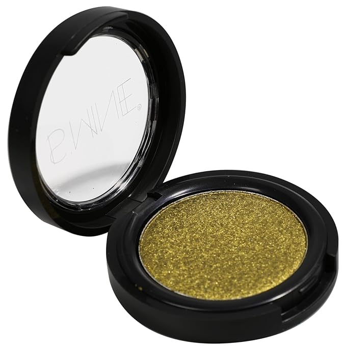 ISMINE Single Eyeshadow Powder Palette Shimmer Gold, High Pigment, Longwear Single Gold Eye Makeup for Day & Night (#16)-Velvo Beauty