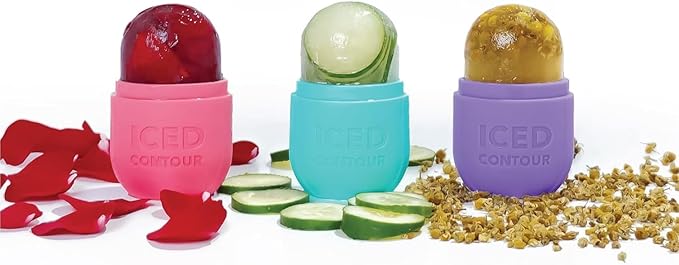 Ice Roller for Face, Ice Face Roller for Eyes, Neck and Cold Therapy for Injuries. Ice Mold for Face Massager, Skin Care. Remove Fine Lines, Shrink Pores, Reduce Acne (White)-Velvo Beauty