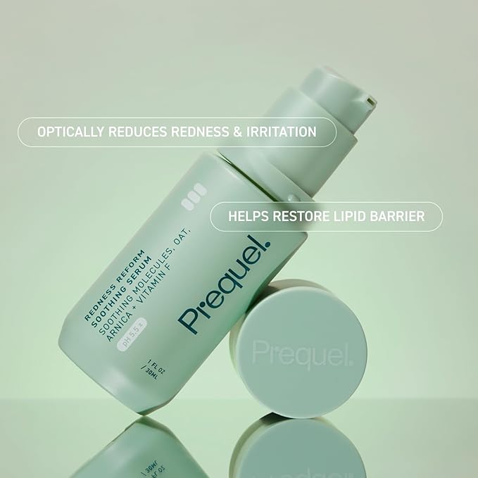 Skin Redness Reform, Calming Serum for Face. Advanced Clinical Optical Corrector for Redness and Discomfort. Soothing Face Serum with Oat Extract for Sensitive Skin. 1oz Pump-Velvo Beauty