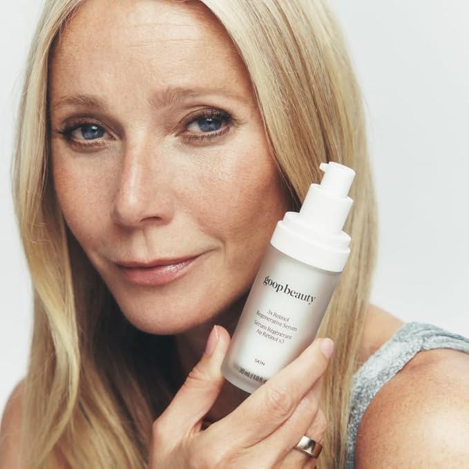 goop Beauty 3x Retinol Regenerative Serum | Face Serum to Reduce the Look of Deep Wrinkles, Pores, & Texture | Retinoids, Ceramides, & Niacinamide | 1 fl oz-Velvo Beauty