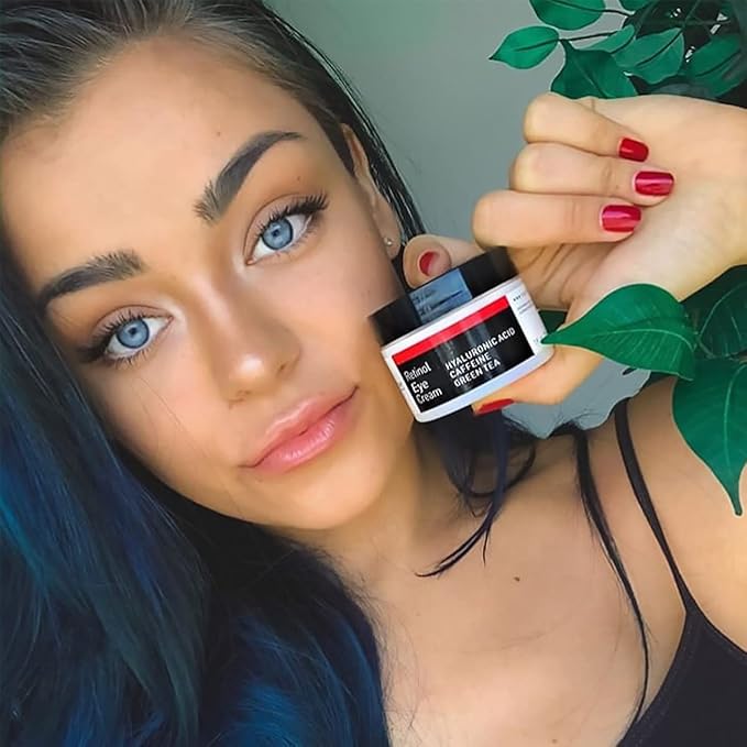 YEOUTH Retinol Eye Cream with Hyaluronic Acid, Hydrating Under Eye Cream for a Refreshed Appearance, Retinol Cream for Face, Eye Care 2oz-Velvo Beauty