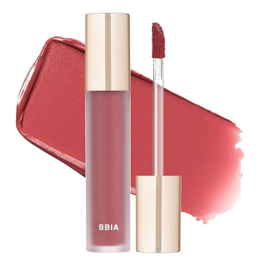 BBIA Last Velvet Tint - Soft & Creamy Matte Finish Lip Stain, Blur Effect with Velvety Texture, Long-Lasting, High Pigment, Lightweight, Non-Drying, Vegan, Korean Lip Makeup (V11 CALM BOSS)-Velvo Beauty