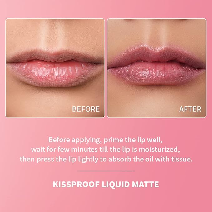 Oulac Matte Liquid Red Lipstick for Women, Orange-Brown Tones Red Lip Gloss Long Lasting, Highly Pigmern Lip Color with Vitamin E & Rose Oil, Waterproof, Vegan & Cruelty-Free M04-Velvo Beauty