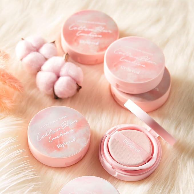 Cotton Blur Cushion SPF50+PA+++ - Skin Cover, Long-Lasting, Powdery Finish for a Flawless Look (19 Pure Cotton)-Velvo Beauty