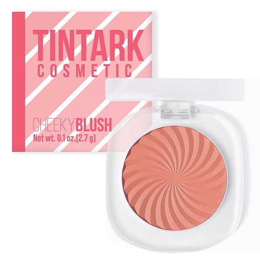 Cheeky Blush Compact for Face Cheeks, Talc Free Blusher Palette, Matte Powder Makeup, Natural Healthy, Mauve Pink Magenta Peach Red, Vegan Cruelty Free-Velvo Beauty