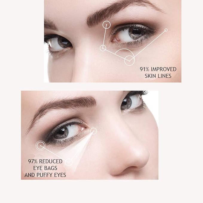 Eye Electro Vibro Purifying Cream Caviar Nettoyante Anti-Aging Removes Dark Circles Sodium Hyaluronate-Velvo Beauty