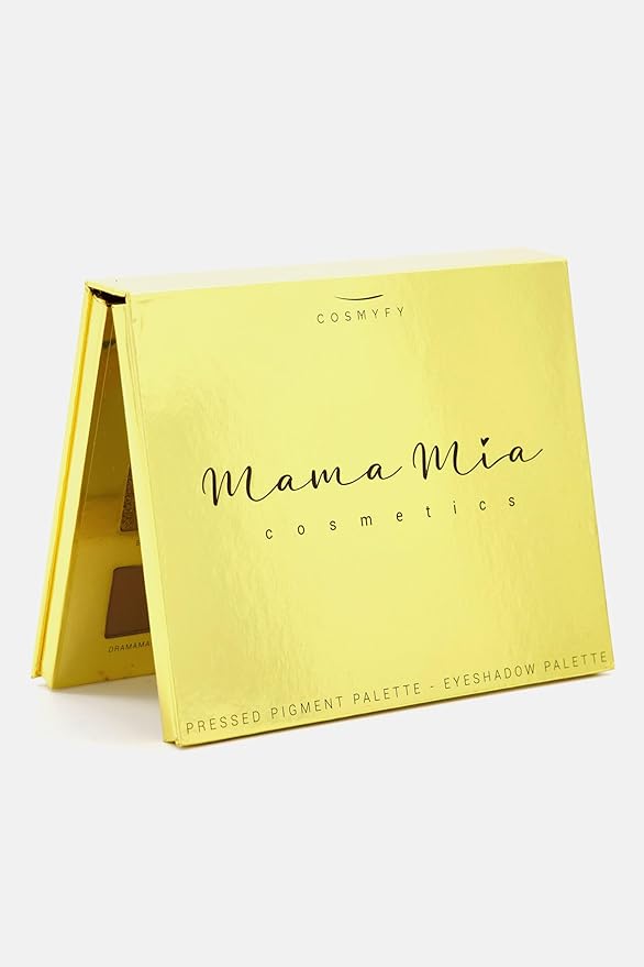Mama Mia Pressed Pigment Eyeshadow Palette, 12 Color Shimmer Matte Eyeshadow Palette, Vegan and Cruelty-Free-Velvo Beauty