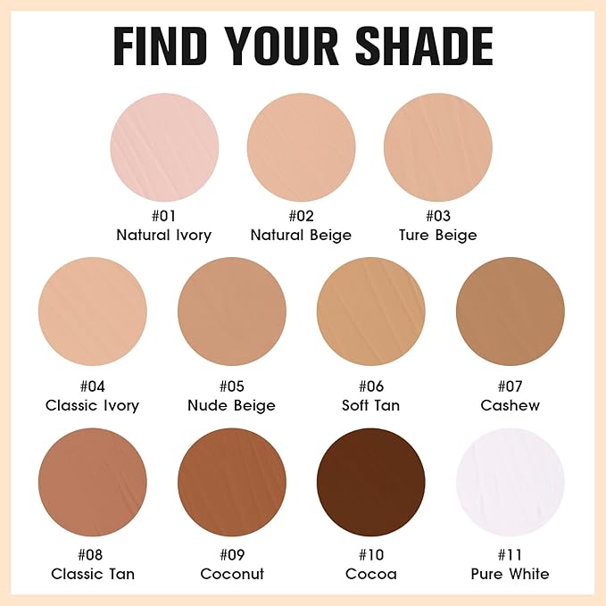 UCANBE Matte Liquid Foundation Makeup, Medium to Full Coverage Waterproof Longwear Serum Cream Foundation for Combination & Oily Mature Skin, Lightweight Hydrating & Nourishing, True Beige, 1 fl. oz.-Velvo Beauty