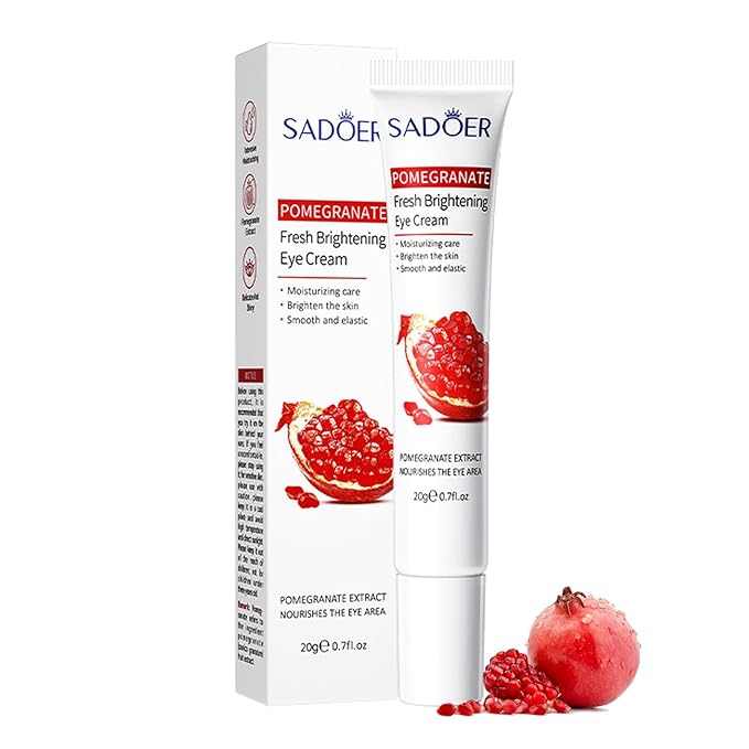Pomegranate Eye Cream, Under Eye Cream For Dark Circles, Dark Circle Eye Cream For Puffiness And Bags, Anti Aging Eye Cream For Reduce Fine Lines & Wrinkles-Velvo Beauty