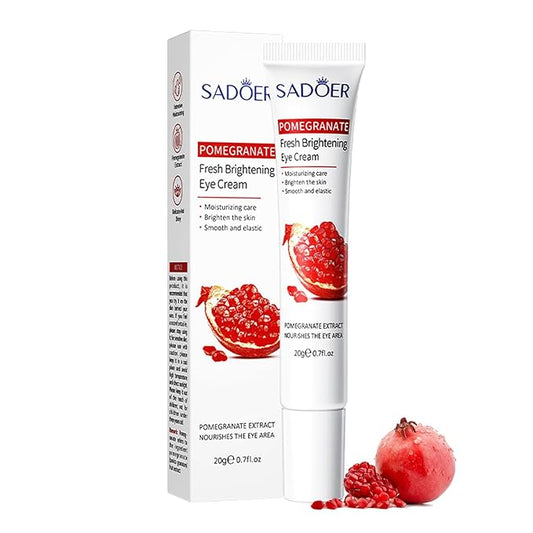 Pomegranate Eye Cream, Under Eye Cream For Dark Circles, Dark Circle Eye Cream For Puffiness And Bags, Anti Aging Eye Cream For Reduce Fine Lines & Wrinkles-Velvo Beauty
