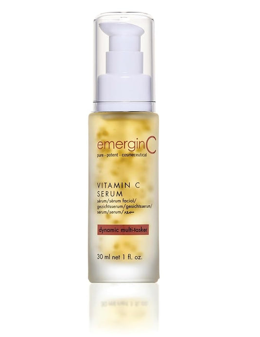 emerginC 20% Vitamin C Facial Serum - Extra Strength Micro-Encapsulated Spheres to Help Address Visible Signs of Aging (1 Ounce, 30 ml)-Velvo Beauty