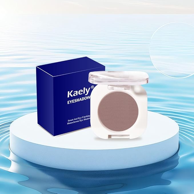 Brown Taupe Single Eyeshadow Makeup, Neutral Powde Eye Shadow for Older Women,Light Cocoa Matte Singles Eyeshadow Palette Pigmented Waterproof,sombras para ojos,Girls Monochrome Eyeshadows Gift-Velvo Beauty