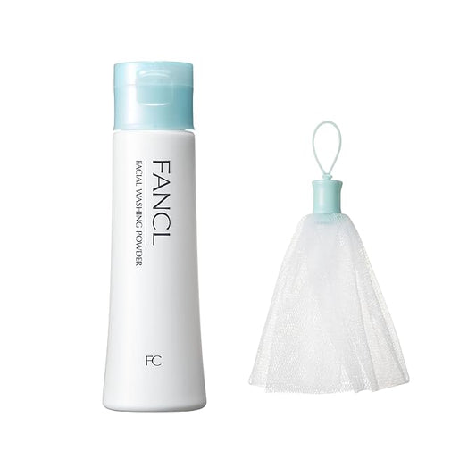 FANCL Facial Cleansing Powder & Foaming Net Set-Velvo Beauty