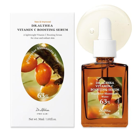 Dr.Althea Vitamin C Boosting Serum | Daily Facial Serum with TRANEXAMIC ACID for All Skin Types | Helps Remove Dark Spots & Uneven Skin Tone | Korean Vegan Skin Care (Vitamin C Boosting RENEWED)-Velvo Beauty