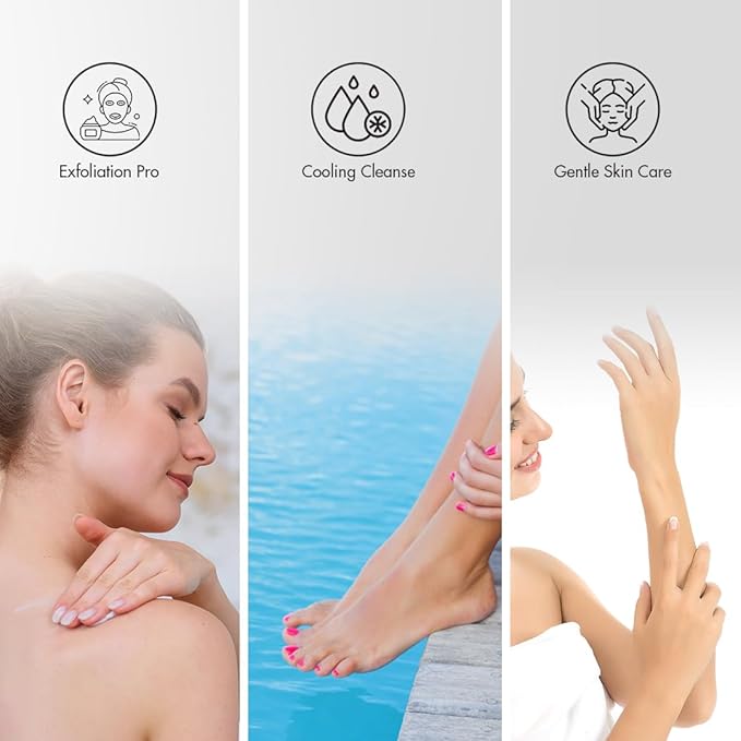 MAJESTIC PURE Tea Tree Foot & Body Scrub with Tea Tree Oil, Exfoliating Salt Scrub to Exfoliate & Moisturize Skin, Deep Cleansing - 10 oz-Velvo Beauty