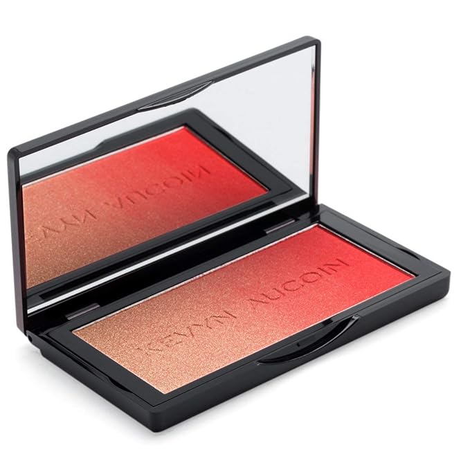Kevyn Aucoin The Neo-Blush, Sunset: Blush makeup compact. Trio palette of gradient colors. Blends pearl, satin & matte finishes for highlighting cheeks. Personalized looks - natural to pop of color.-Velvo Beauty