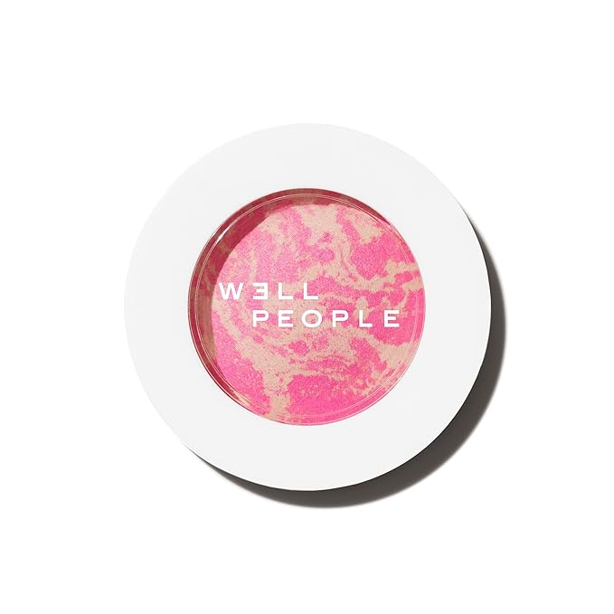 Well People Superpowder Blush Powder, Hydrating Powder Blush For Adding A Pop Of Cheek Color, Lightweight Formula, Vegan & Cruelty-free, Guava Twist-Velvo Beauty