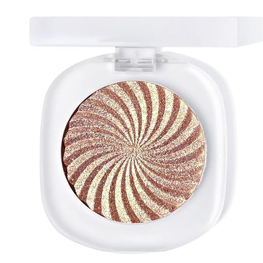 Cream Highlighter Makeup Palette, Glow Highlighters Makeup Powder, Suit for Cheeks, Body, Eyeshadow, Silver Light Pink Rose Gold Purple Champagne, Vegan, Talc Free (06)-Velvo Beauty
