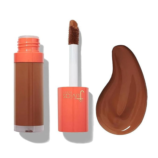 Juvia's Place I Am Magic Liquid Concealer J8 - Deep Dark w/Warm Undertone / 0.34 fl oz, Full Coverage Concealer, Makeup Concealer, Hydrating Concealer, Waterproof Concealer, Long Wear Concealer-Velvo Beauty