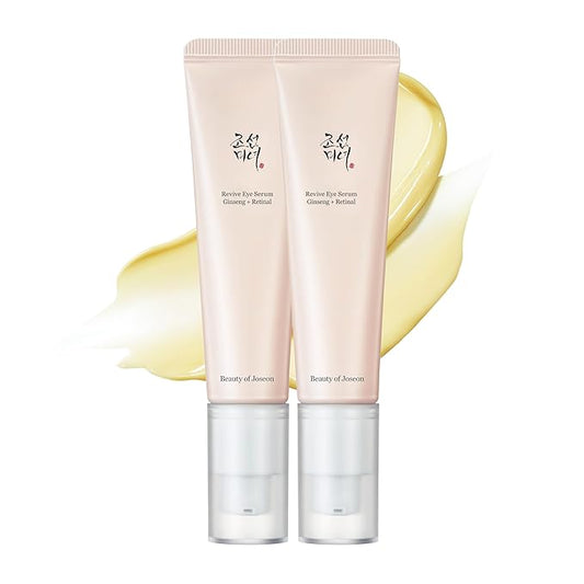 Beauty of Joseon Revive Eye Serum with Retinal Niacinamide Peptide for Face Under Eyes Wrinkles Dark Circles Moisturizer Cream Korean Skincare 30ml, 1 fl.oz * 2pack-Velvo Beauty