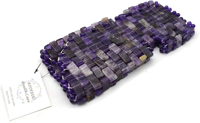 Jade Face Mask, Jade Mask for Relieving Face & Eye Puffiness Migraine, Anti Wrinkle Mask Therapy, Yoga Meditation Tools (Amethyst)-Velvo Beauty