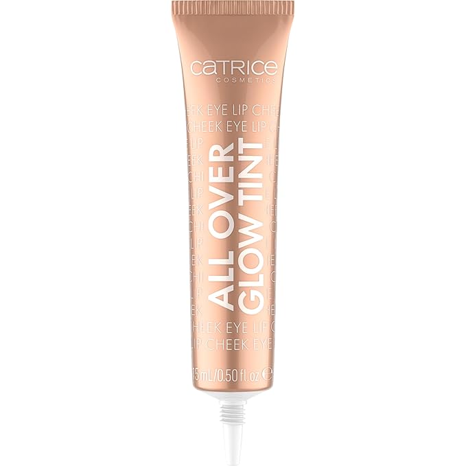 Catrice | All Over Glow Tint | Multi-Use Liquid Highlighter | Eyes, Cheeks, Lips & Body |WIth Vitamin C & Niacinamide, | Long-lasting & Lightweight | Vegan & Cruelty Free (030 | Sun Dip)-Velvo Beauty