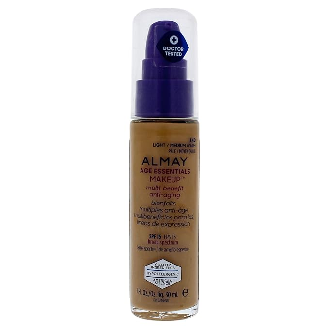 Almay Age Essentials Makeup, Light/Medium Warm-Velvo Beauty